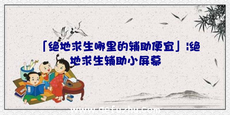 「绝地求生哪里的辅助便宜」|绝地求生辅助小屏幕